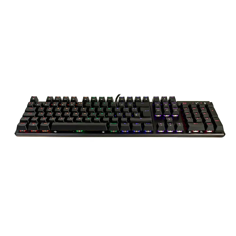 Teclado mecánico gamer TEROS TE-4068G, USB, RGB