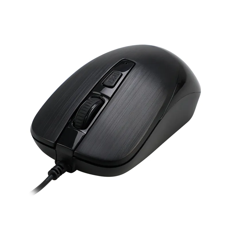 Ratón óptico TEROS TE-5076N, 1600 DPI, USB, 4 botones