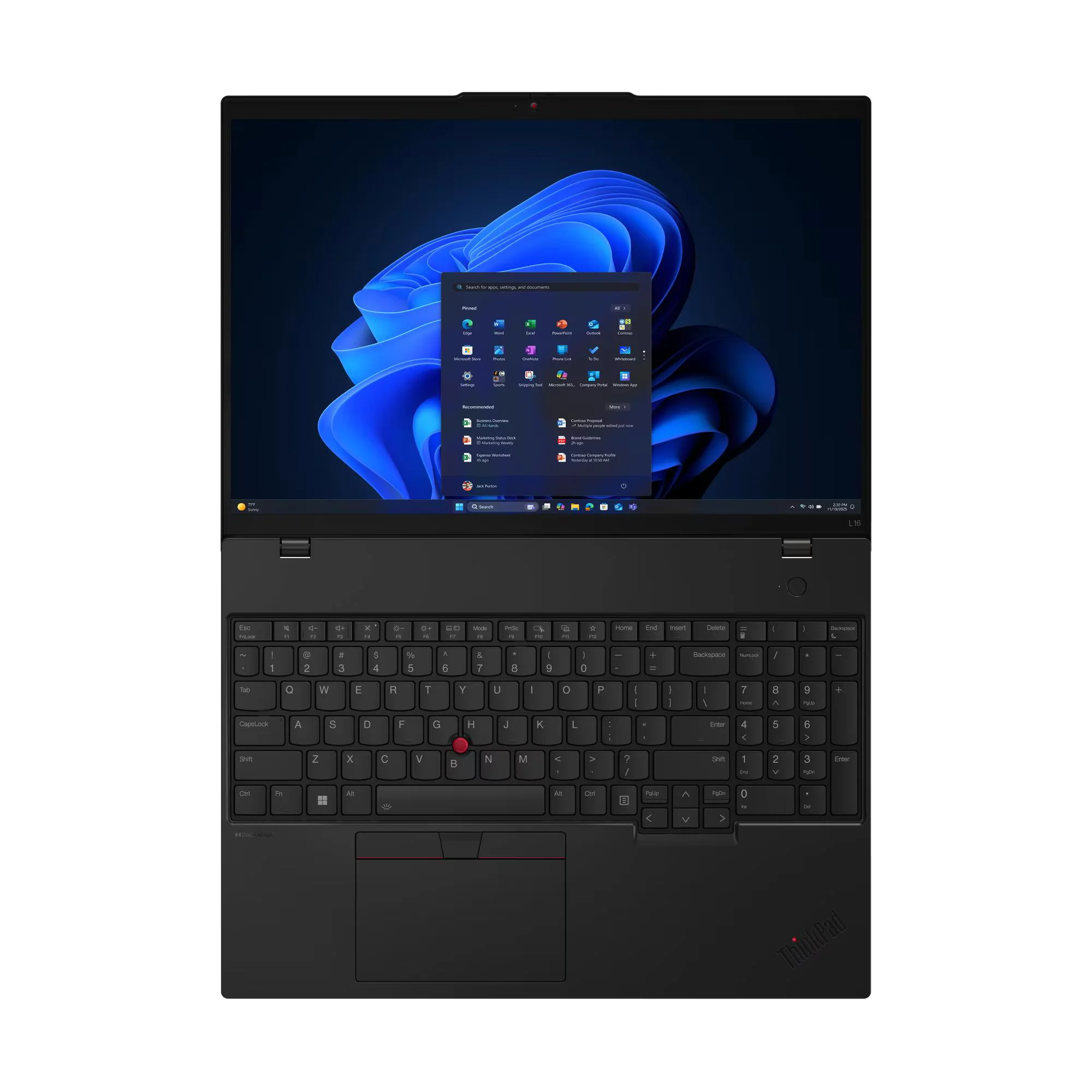 nb lenovo thinkpad l16 gen 2 16" wuxga | core ultra 5 225u | 16gb | 1tb ssd | windows 11 pro 21sb000klm